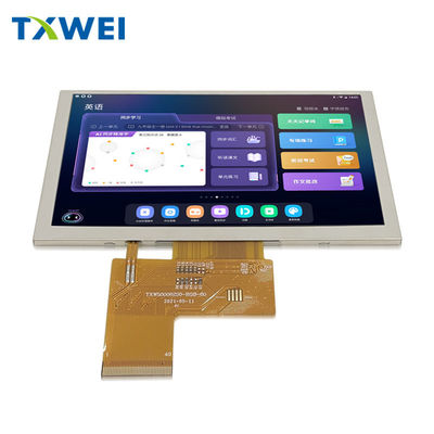 5インチ IPS LCD TFT 800*480 解像度 RGB 24 インターフェイス ST7262 の LCD ディスプレイ モジュール