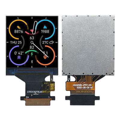1.3インチのLCDスマートウェアラブルディスプレイスクリーン スクエア IPS TFT LCDディスプレイパネル