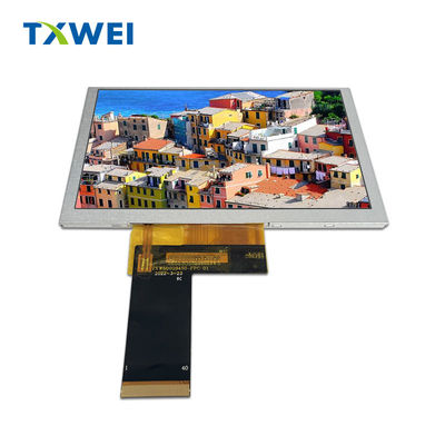 5インチ800*480 ポータブルLCDディスプレイモジュール 40ピンLCMピンNカウント付きカラースクリーン 通常黒色 TFTLCDスクリーン