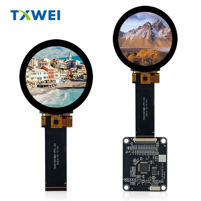 2.1-インチ 480 * 480 円形 TFT LCD ディスプレイ HDMI ドライバボード USART インターフェイス シリアルポート
