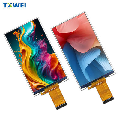 5.0インチ 480×854 解像度 400nits RGB 24 BIT インターフェイス TFT LCD パネル 5