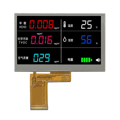 パーソナライズされた4.3インチ IPS tft lcdディスプレイパネル 480xRGBx272 解像度 RGB インターフェース ST7283 ドライバー IC