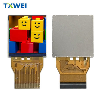 1.54インチ 320*320 スクエア望遠鏡ウォッチLCDディスプレイ画面、60mAバックライト電流、RGB 18ビットインターフェース